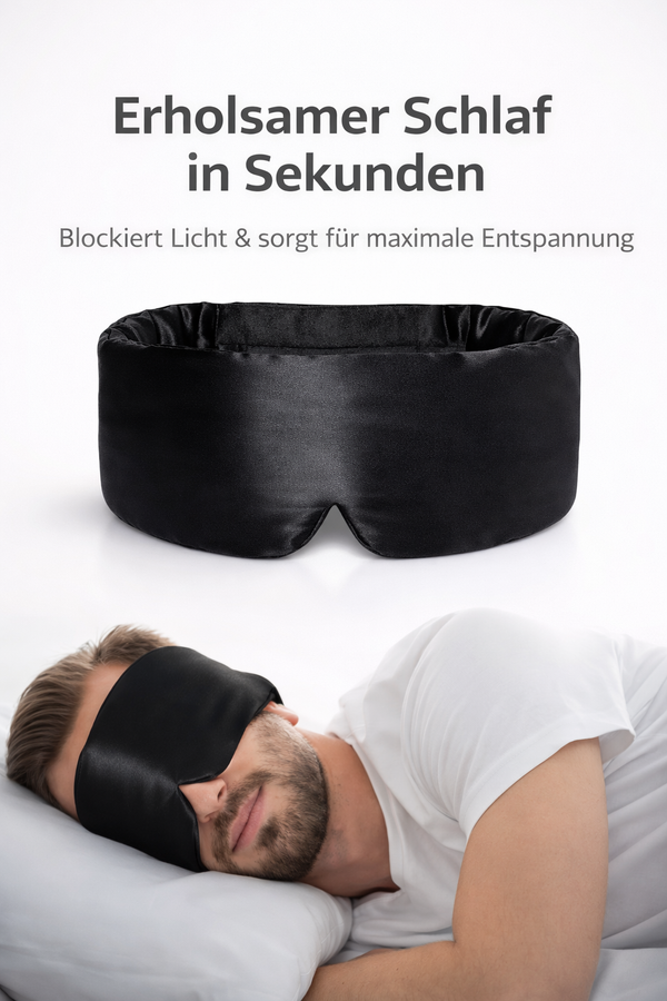 Restyva Schlafmaske – Seide & lichtdicht